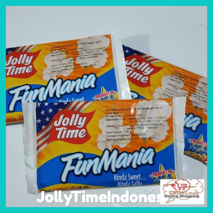 

U79Iytut- Jolly Time Popcorn Fun Mania Product Of Usa (Termurah /Grosir) Ae5Wrf4-