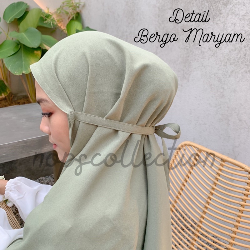 NC - Bergo Maryam Premium Diamond Italiano (70x80)