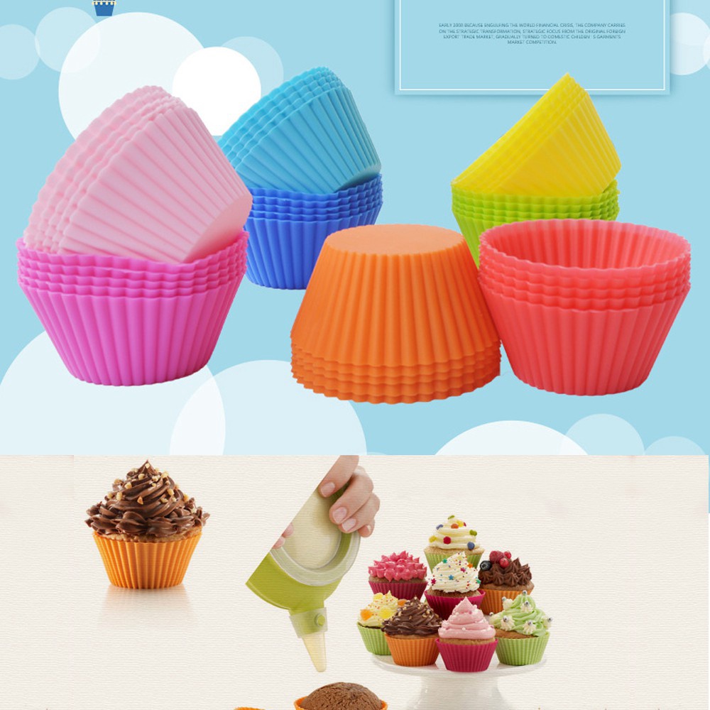 [DEASTORE] CETAKAN SILICON CUPCAKES MUFFIN / CETAKAN KUE SILIKON / CUP CAKE BAKING MOLD / SILICON MOLD