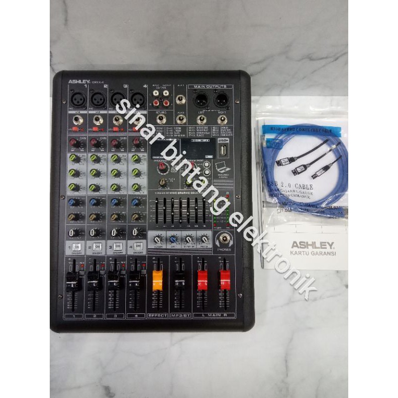 Mixer ashley onyx 4 original 4 channel 320 dsp original