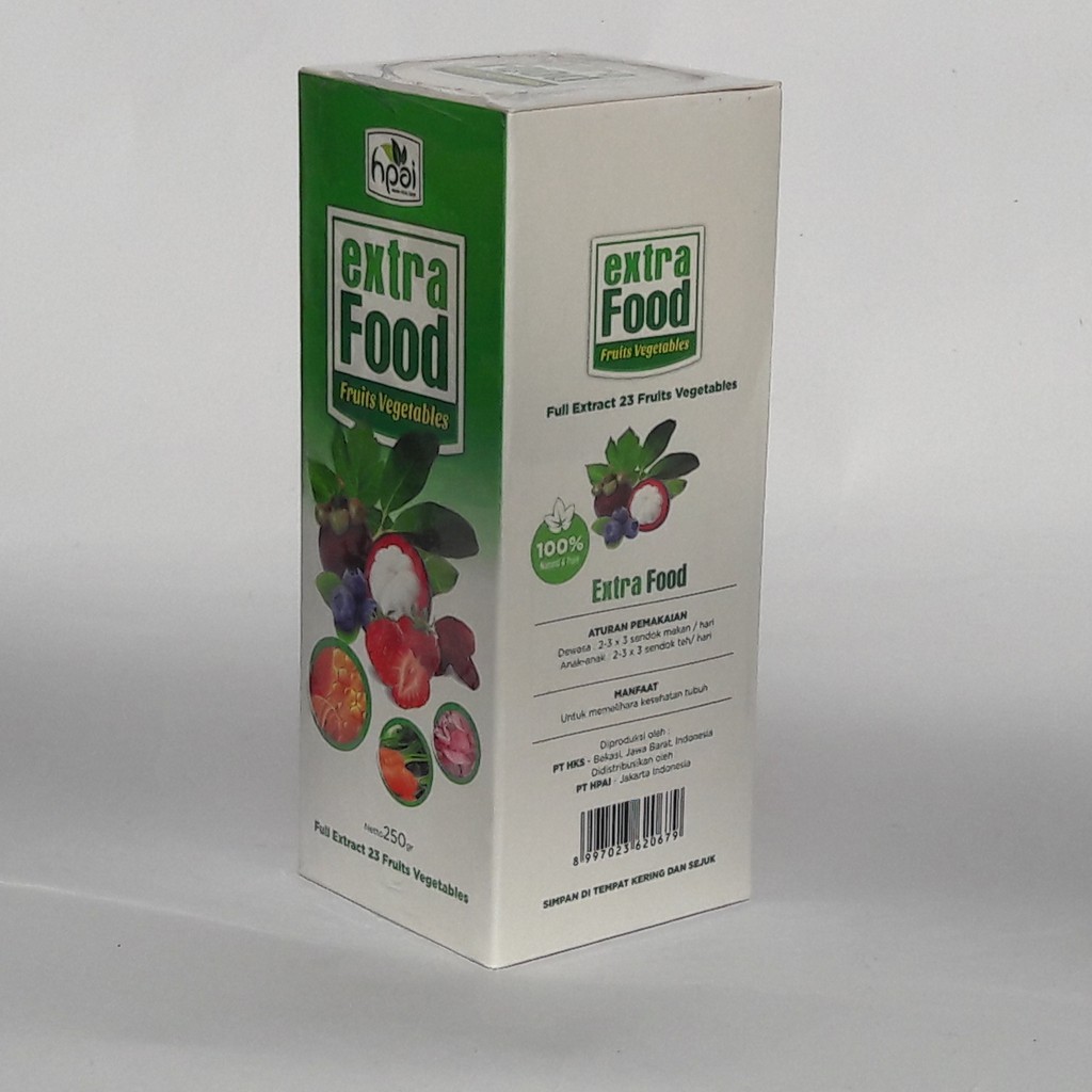 

Extra food full extract 23 fruits vegetables 250 gr hpai