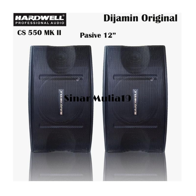 Speaker Pasif Karaoke Hardwell CS 550 MK II Original ( 12 inch ) Pasive Speaker HARDWELL