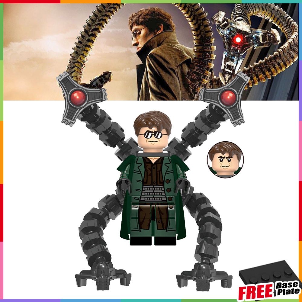 Dr. Dr. Sepasang Anting Gantung Panjang Tusuk Motif Geometri Aksen Hollow Untuk Perhiasan Wanita Mainan Action Figure Minifigures Spiderman Marvel Superhero Avengers Lengan Robotik XH1833