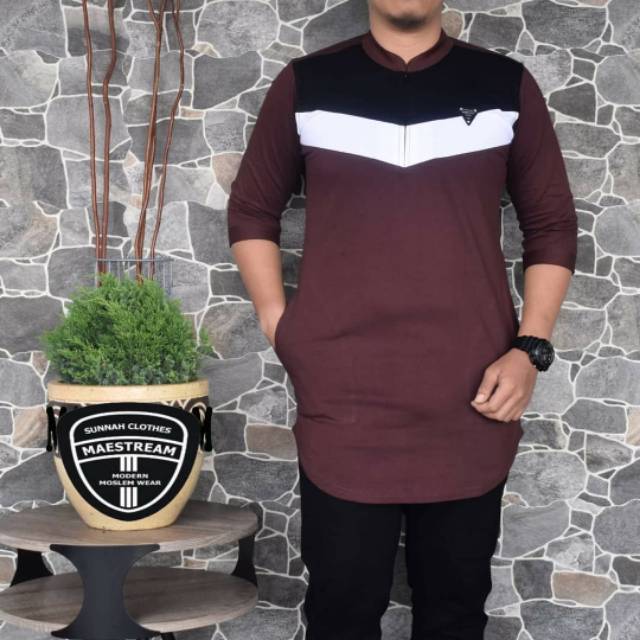 KURTA ZIPPER COMBED 20S