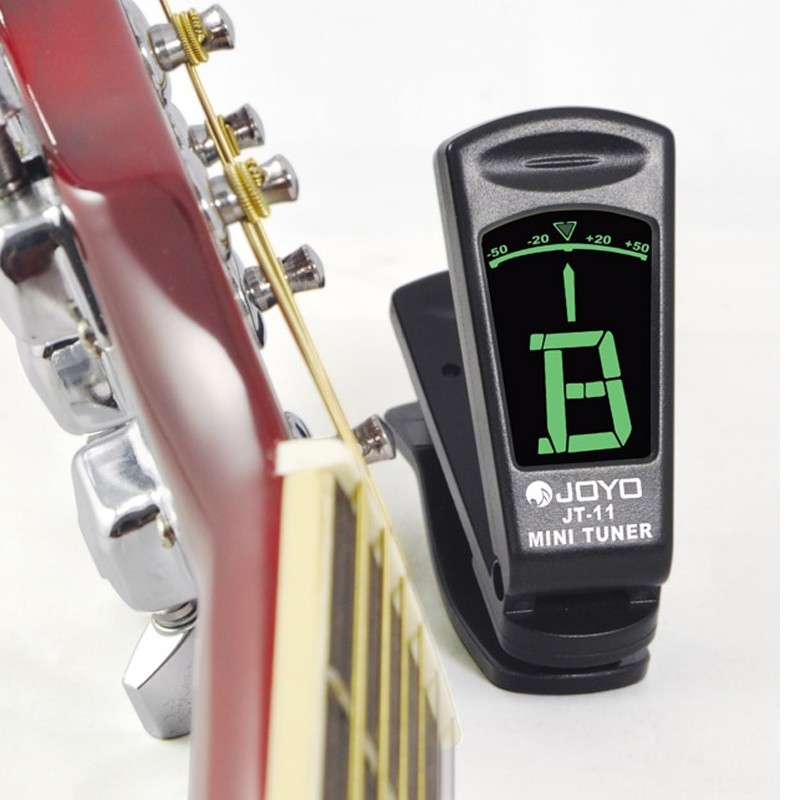 Tuner Guitar JOYO JT-11 Clip-on Tuning for Gitar, Bass, Ukulele