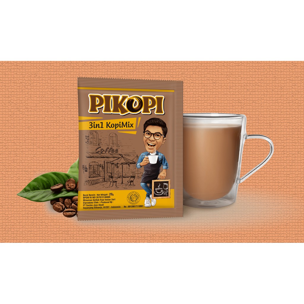 

Kopi Pikopi 3 in 1 KopiMix 1 Renceng @20gr