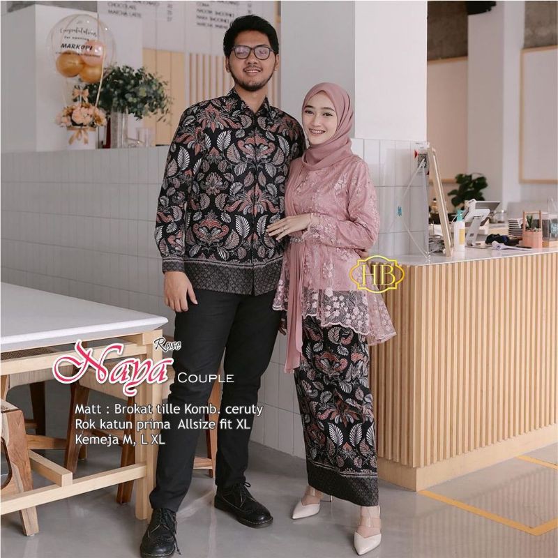 COUPLE KEBAYA BATIK ANJASMARA BEST SELLER ORIGINAL BATIK