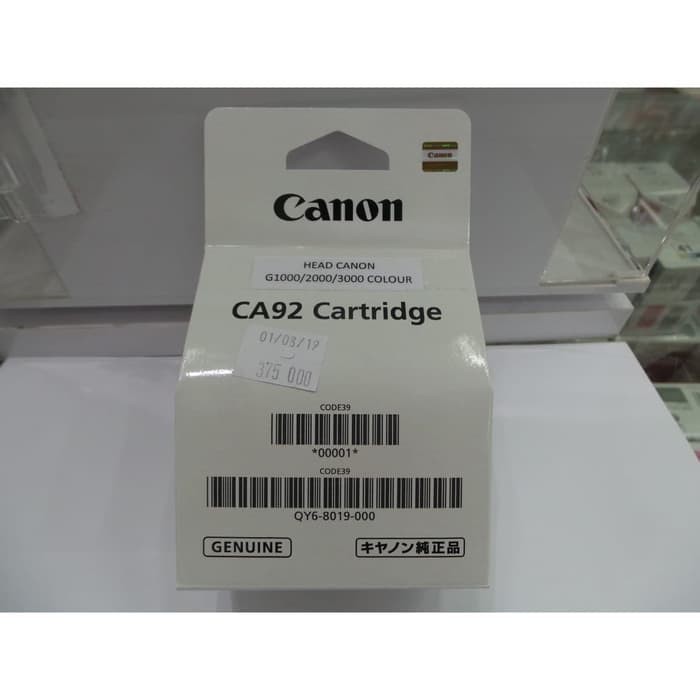 Print Head Cartridge Canon CA92 Colour G1000 G2000 G3000 Tinta Warna