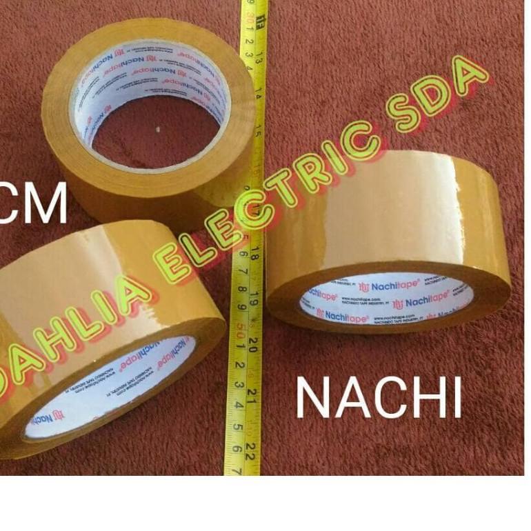 

⚡ LAKBAN COKLAT / ISOLASI COKLAT Besar NACHI