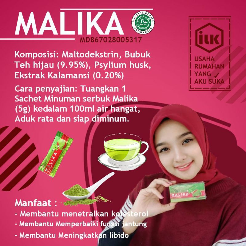 

Minuman Teh Matcha MALIKA dari Limau Kasturi