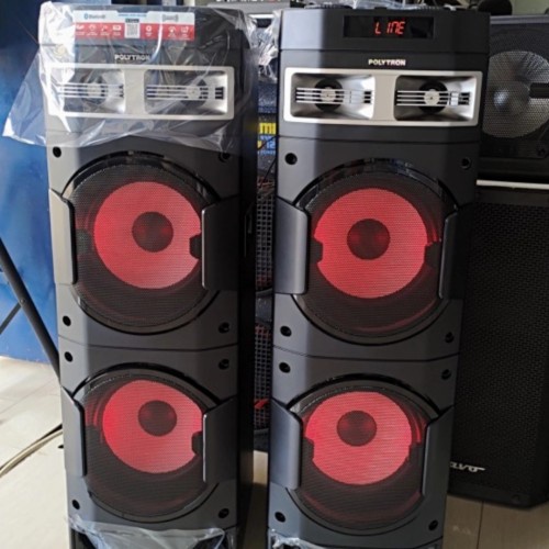 SPEAKER AKTIF POLYTRON PAS10D22 PAS 10D22 USB BLUETOOTH KARAOKE