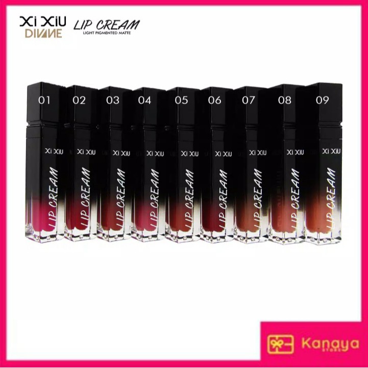 (BISA COD) Xi Xiu Divine Lip Cream Nude Series