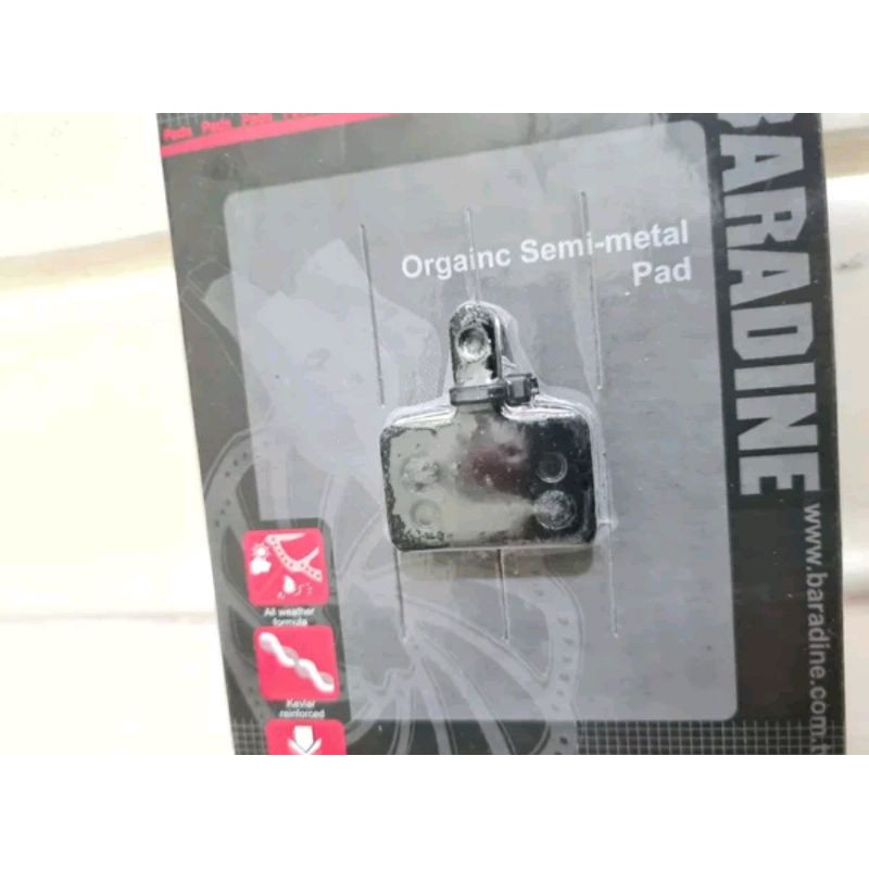 Brake Pad Baradine . Kampas Rem Pads Shoe Organic Semi Metal Brakepad