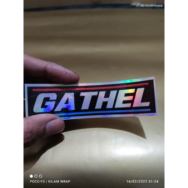 

sticker hologram gathel