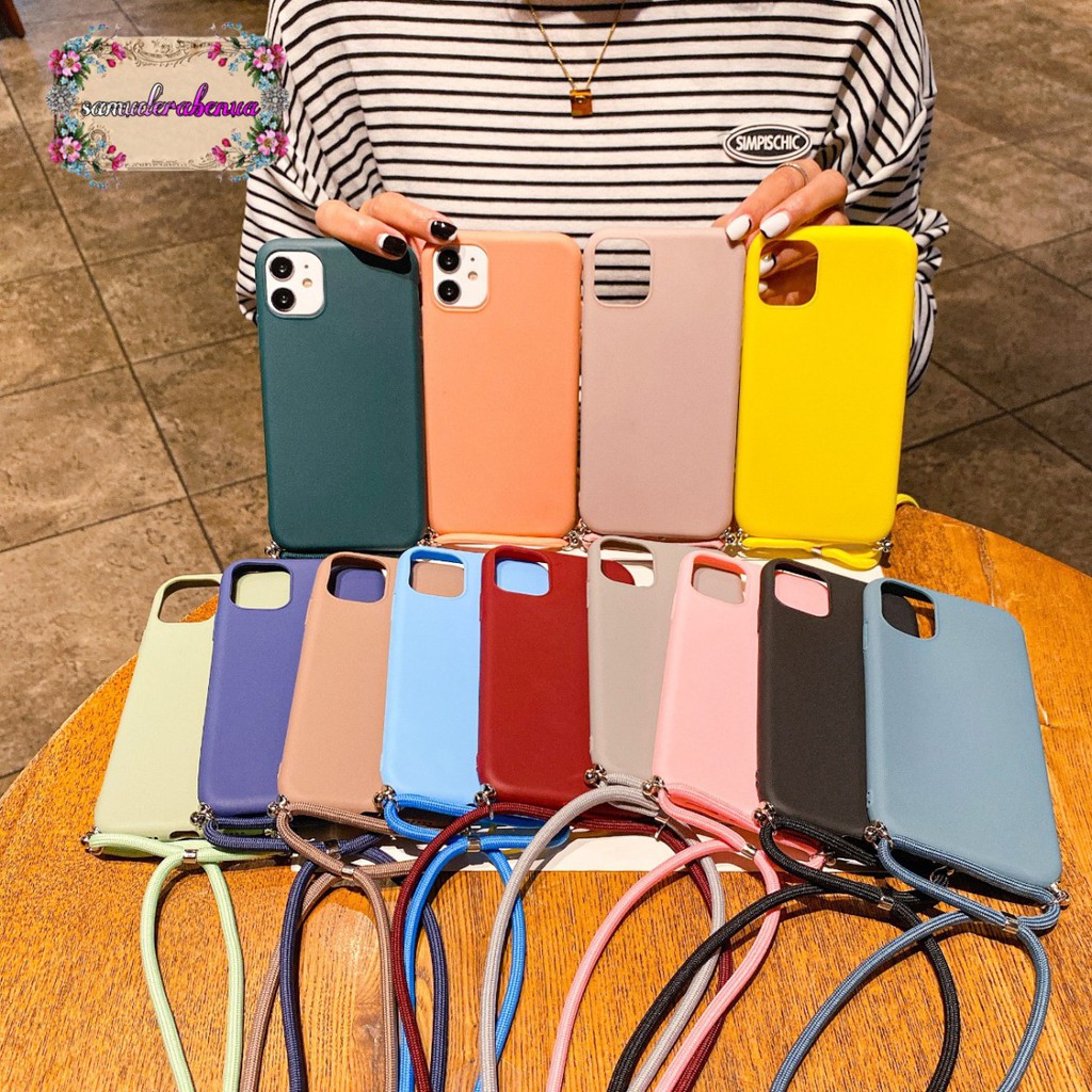 SOFTCASE SLINGCASE TALI LANYARD CANDY VIVO V15 V17 V19 PRO SB1139