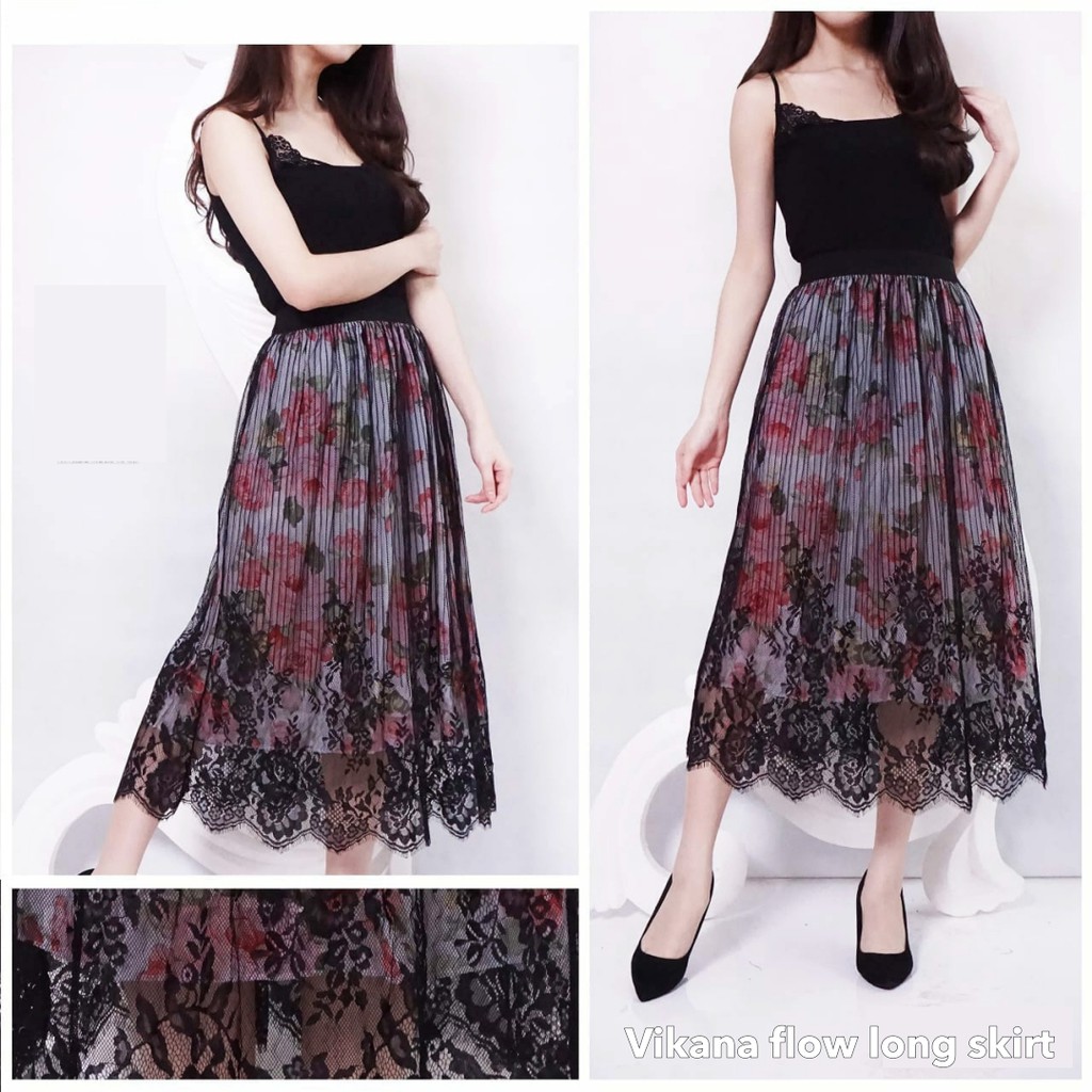 Vikana flow longskirt -Thejanclothes