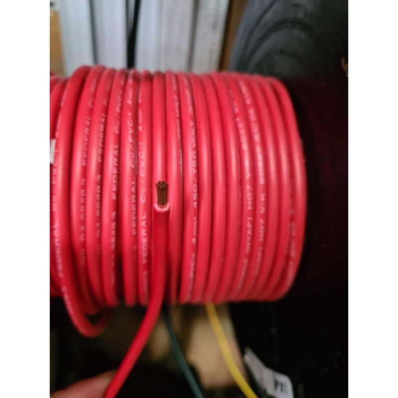 Cable 1x4mm Merah Untuk Radio