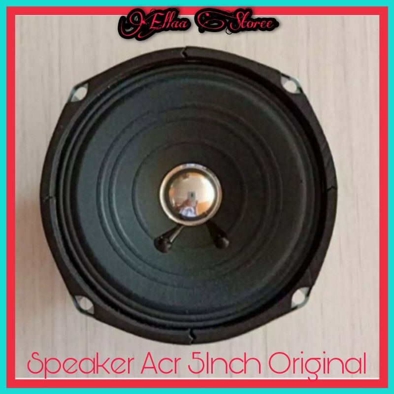 Speaker ACR 5 Inch 30 Watt Full Range HITAM Speaker Audio Original