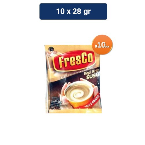 

Fresco Kopi Krim Susu 10 x 27 gr