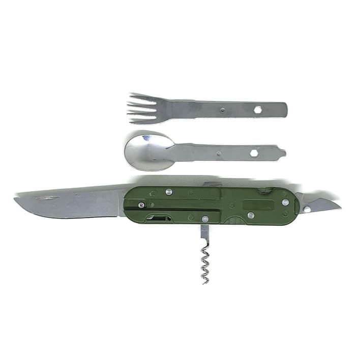 Best Item! SENDOK SET CAMPING KEMPING 607 TACTICAL SERIES 1055 ARMY