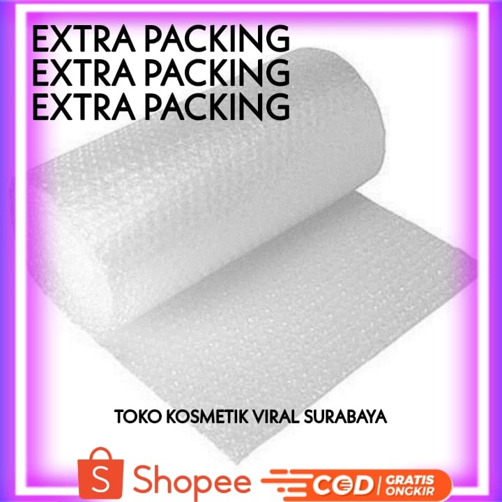 EXTRA PACKING/PACKING TAMBAHAN BUBBLE WRAP-KARDUS