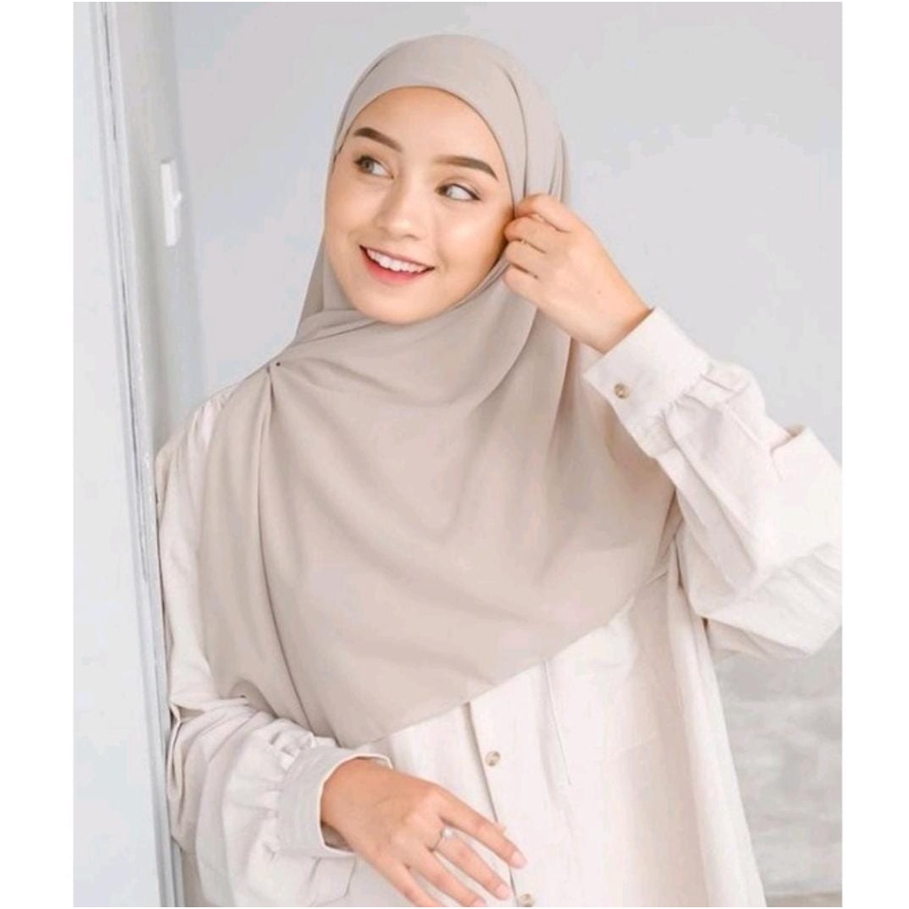 Voal Paris Polos Malay Jilbab Segiempat Plus Inner