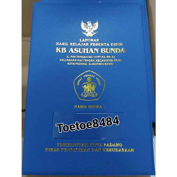 

Map Raport / Ijazah isi lampiran 30 lembar ( 15 pasang )