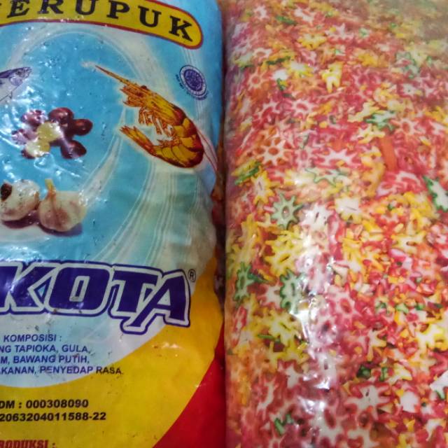 

Kerupuk bintang mentah kualitas super