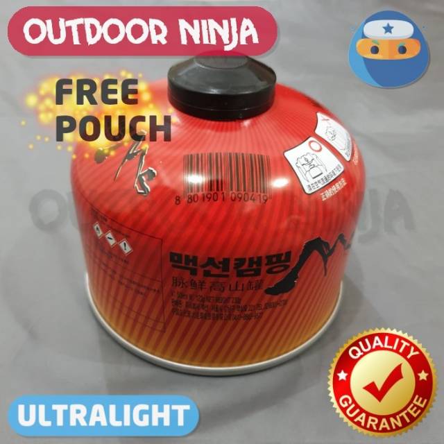 Maxsun 220g 230 Gr 220 Gram 230g Tabung Gas Canister Ultralight Camping Cooking wild boyuan Odninja