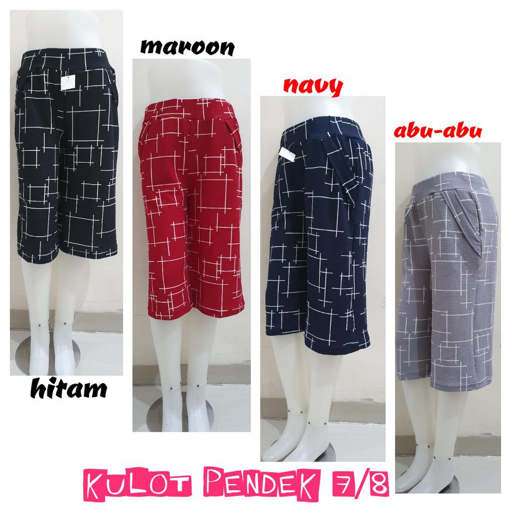 SB Collection Celana Pendek Reyca Casual Jumbo Shortpants Trendy Wanita