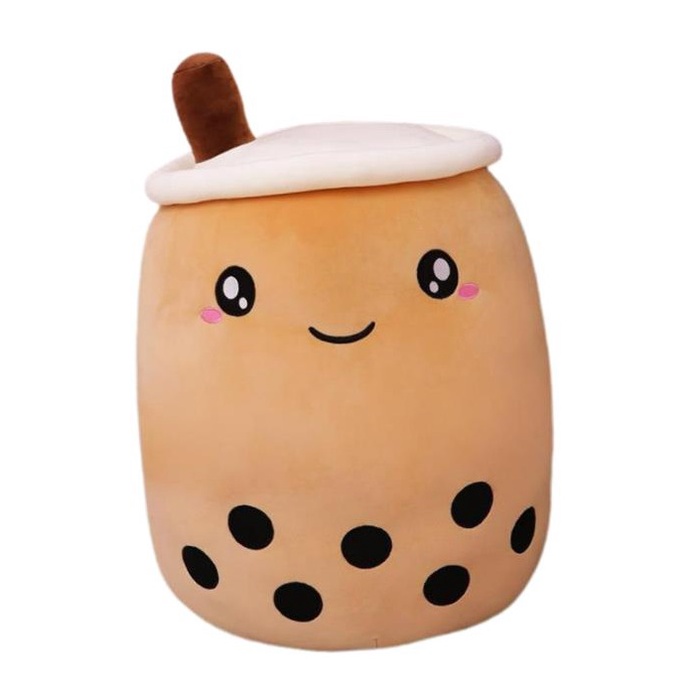 Boneka Boba Milk Tea Jumbo Besar Galon 50CM Halus Empuk Original