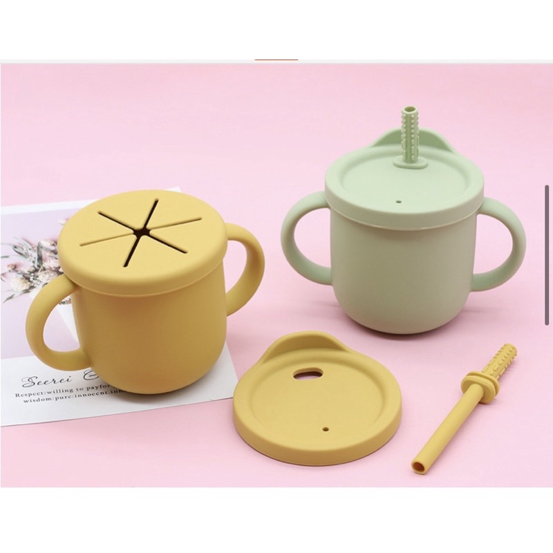 Gelas Silikon Anak / Training Cup Anak / Gelas Silikon Snack Anak