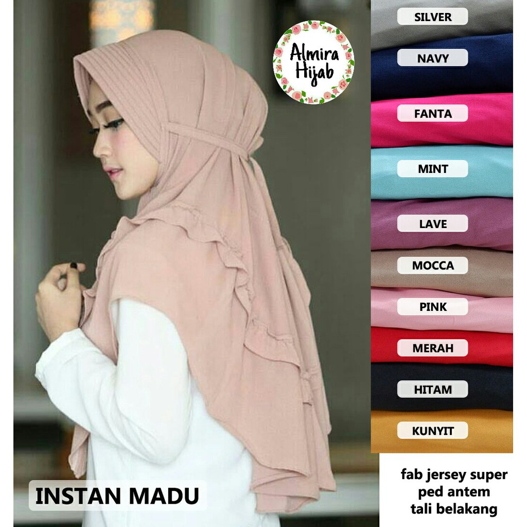 Jilbab Instan Madu