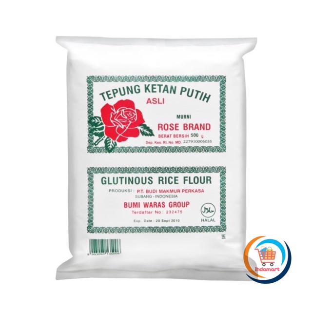 Tepung Ketan Putih Rose Brand 500 gr