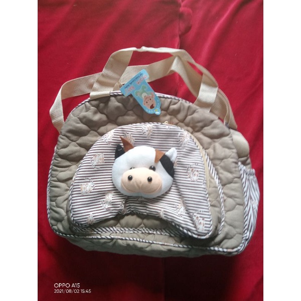 tas anak boneka sapi