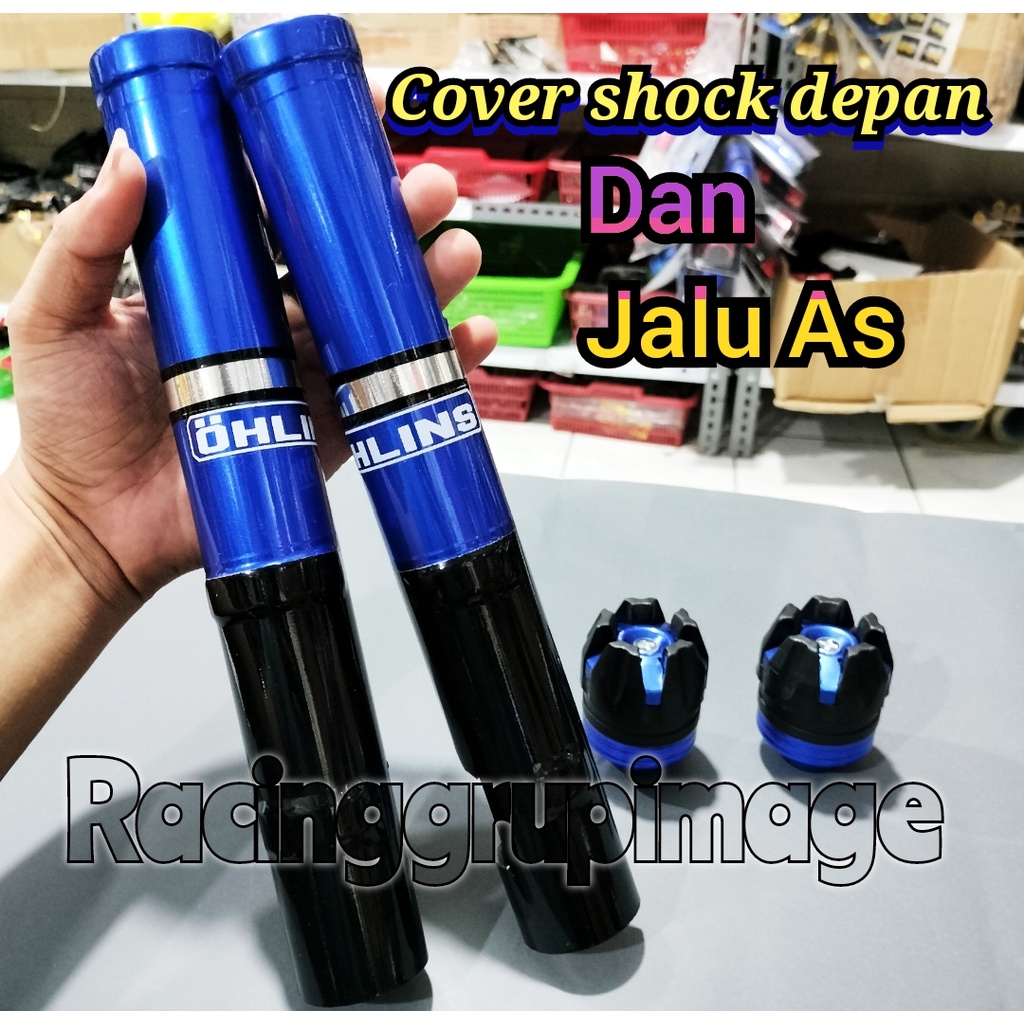 PROMO Cover shock sok depan variasi part Matic YAMAHA Mio M3/smile/J/sporty/GT/soul/Z|Fino|X-ride |Al size Matic Yamaha