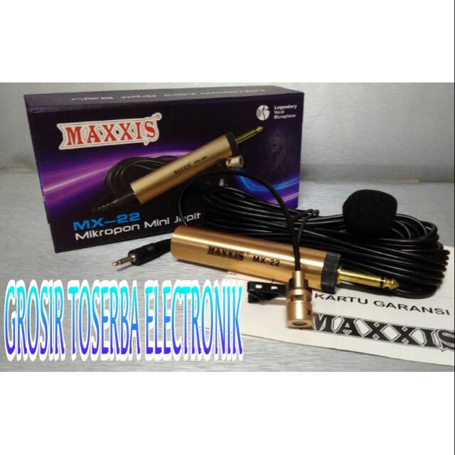 MIC JEPIT BAJU MAXXIS MX 22 MIC KLIP ON