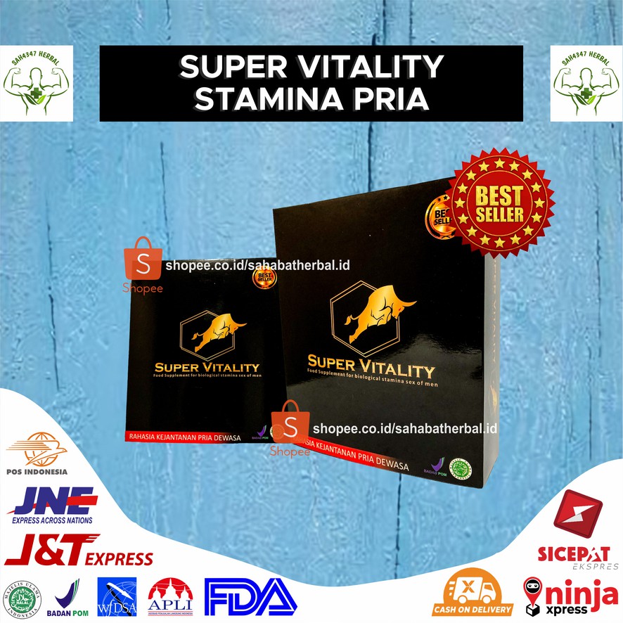 Super Vitality Original Solusi Ketahanan Pria (Toples Kosong)