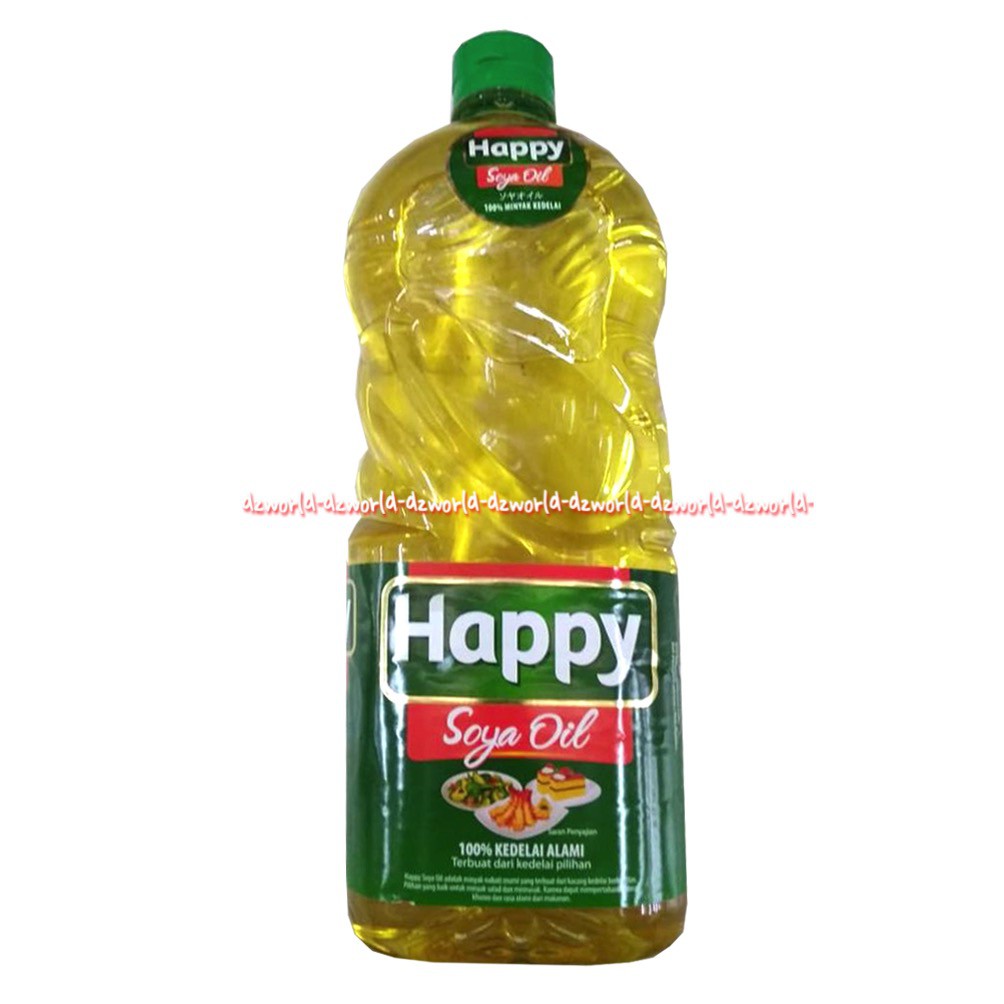 Happy Soya Oil Minyak Kedelai 2L Minyak Goreng Soya Oils Botol Keledai Alami Hepi Soya Hapy Soya