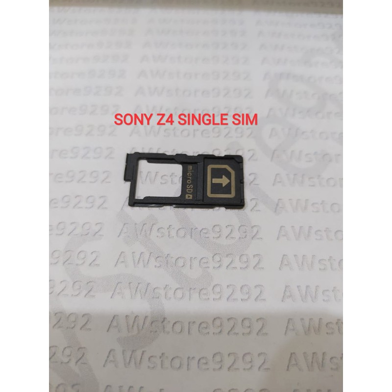 Slot Tempat Dudukan Kartu Simcard Sim card Lock Simtray Sim Tray Sony Xperia Z4 Single Sim