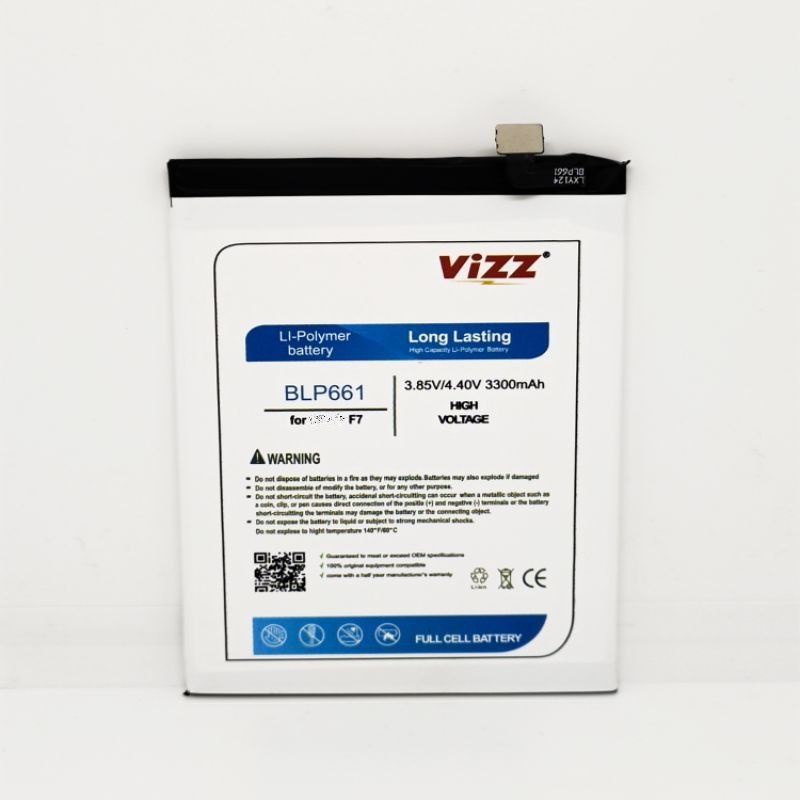 Baterai Batre Vizz BLP661 / F7 / A3 Original Vizz