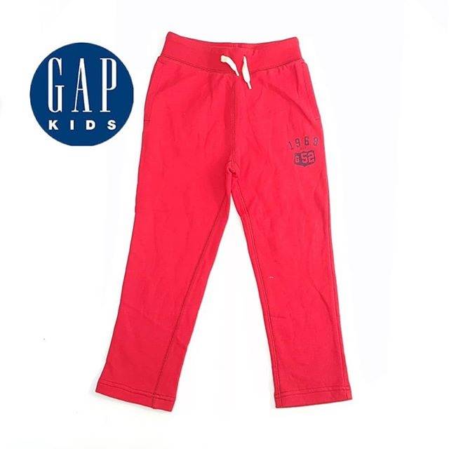 red gap sweatpants