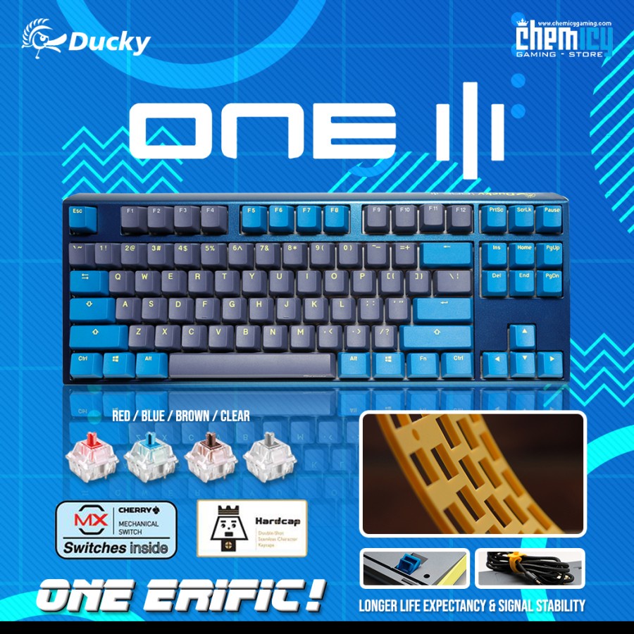 Ducky One 3 TKL DayBreak Hotswap RGB Mechanical Gaming Keyboard