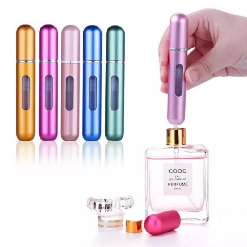 Botol Parfum Spray Refillable 5ml Oval