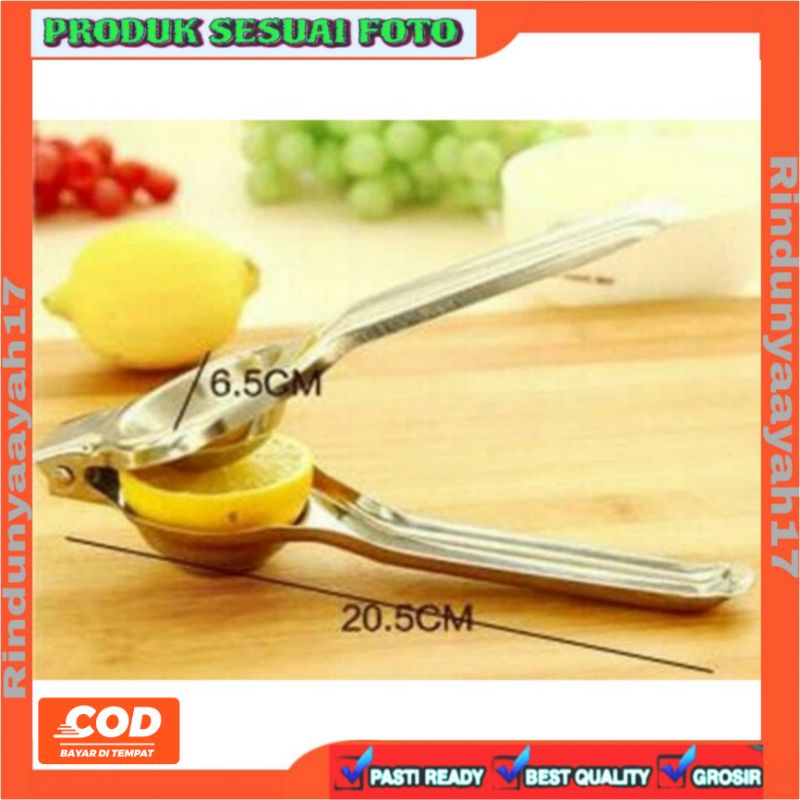 [RA] ALAT PERAS JERUK NIPIS LEMON PRESS STAINLESS STEEL BESI KUAT AWET BERKUALITAS