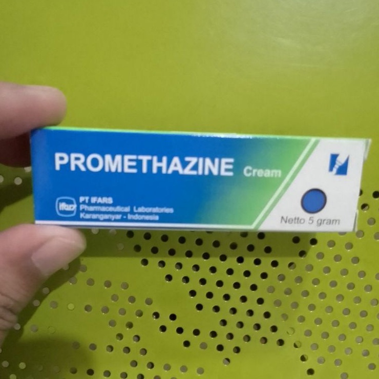 PROMETHAZINE Cream 5 g (Salep Gatal Alergi, Luka Bakar, Gigitan Serangga)