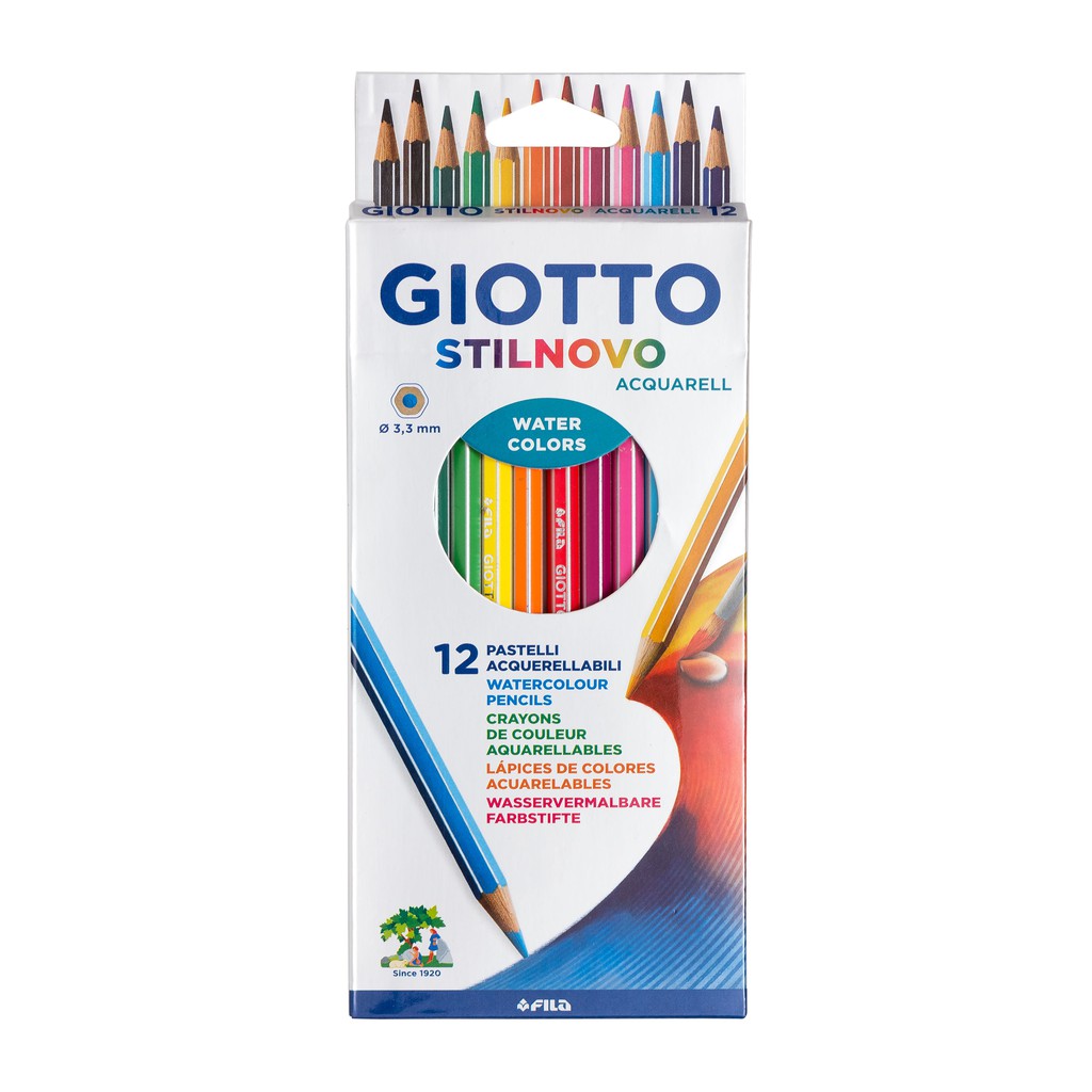 

Giotto Stilnovo Acquarell Cardboard 12 Colors
