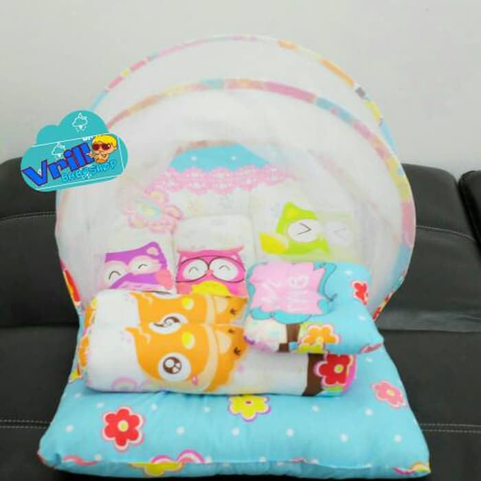 Kasur lipat bayi | kasur kelambu bayi | tempat tidur bayi