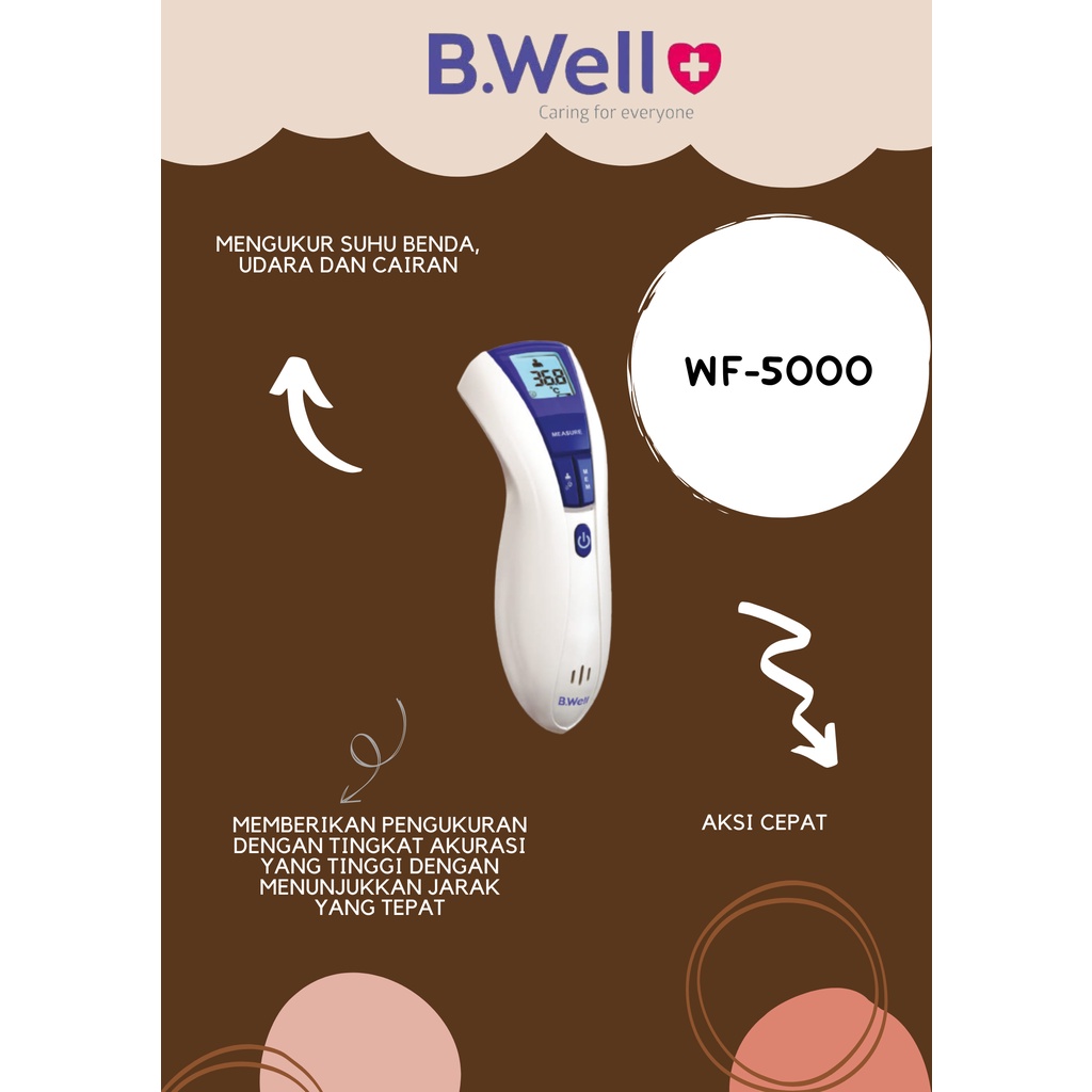 Termometer Infrared B.Well WF-5000