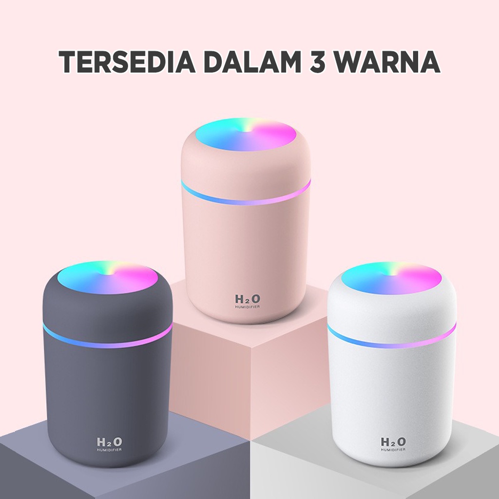 Humidifier 300ML Aromatherapy Purifier Diffuser Portable Mini USB Aroma Warna-warni Diffuser-4